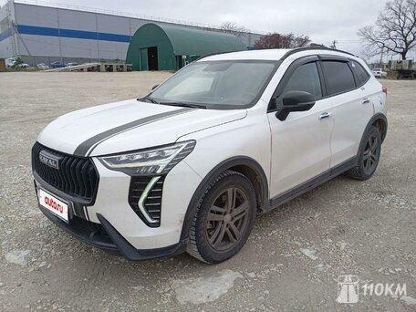 Haval, Jolion, 1500, 150, бензин, внедорожник, робот, полный привод, среднее состояние, левый, белый, 1 412 000 ₽