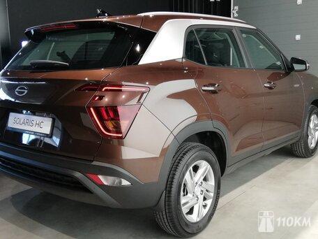 Solaris, HC, 1600, 123, бензин, внедорожник, автомат, передний привод, отличное состояние, левый, коричневый, 3 112 000 ₽